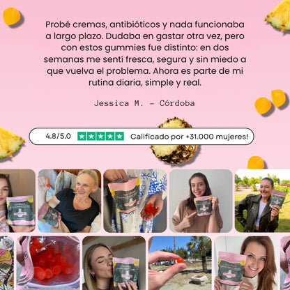 Femmi™ Gomitas: Olvidate del mal olor y la incomodidad